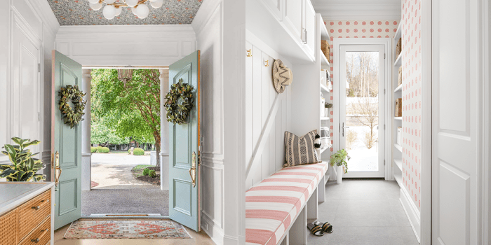 How to decorate an entry room