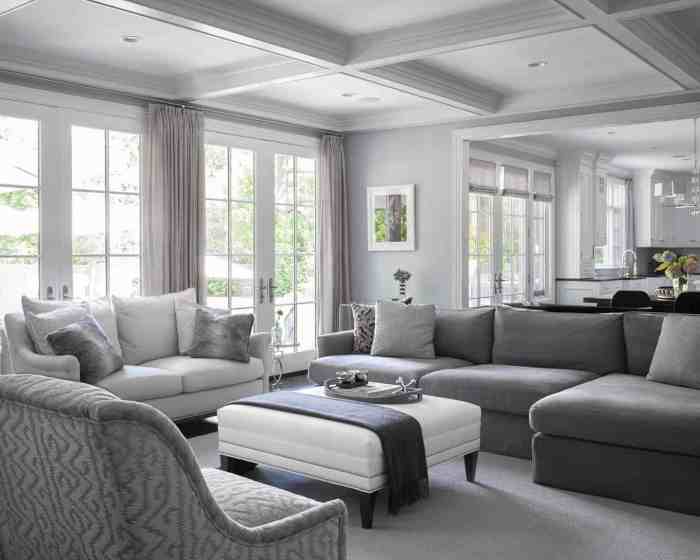 How to decorate grey living room