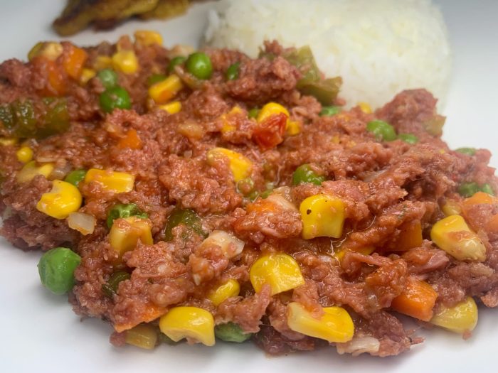 How to cook corned beef trini style