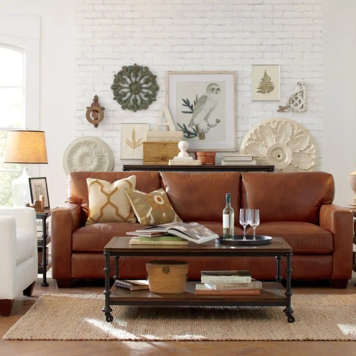 How to decorate wall over couch family room