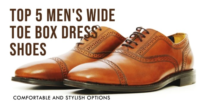 Wide toe box dress shoes mens