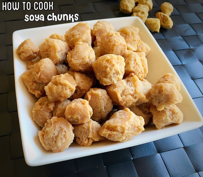 How to cook soya chunks trini style