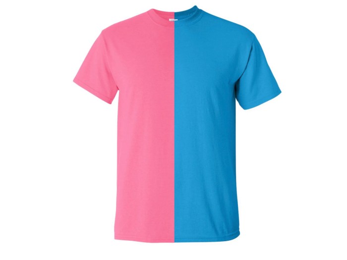 Blue and pink mens dress shirt