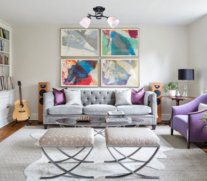 How to decorate grey living room