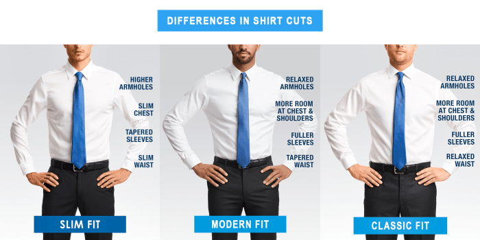 Men's regular fit dress shirts