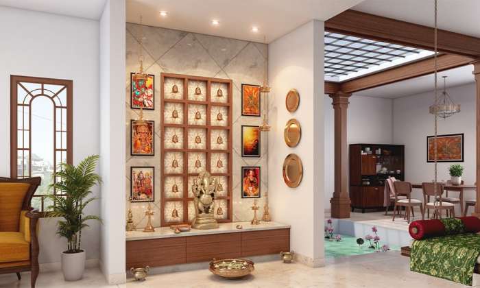 How to decorate pooja room