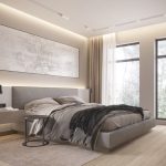 Desain interior kamar tidur lesehan