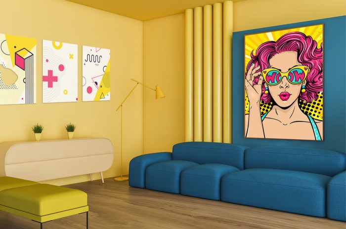 Desain interior pop art