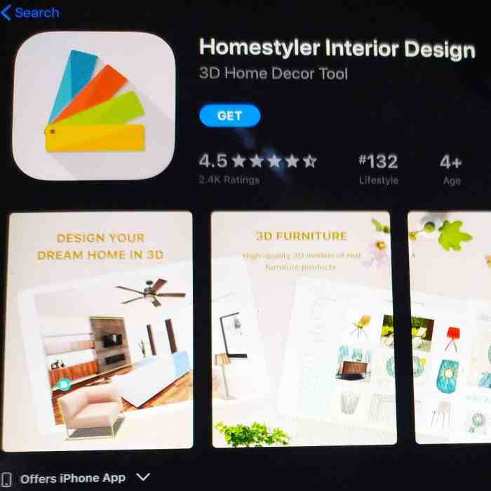 Aplikasi desain interior ios