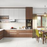 Desain interior dapur dan ruang makan