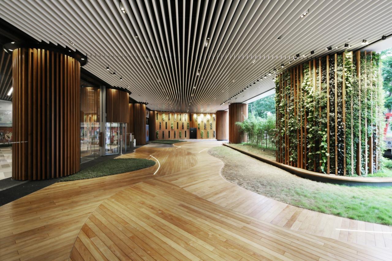 Desain interior lobby kantor